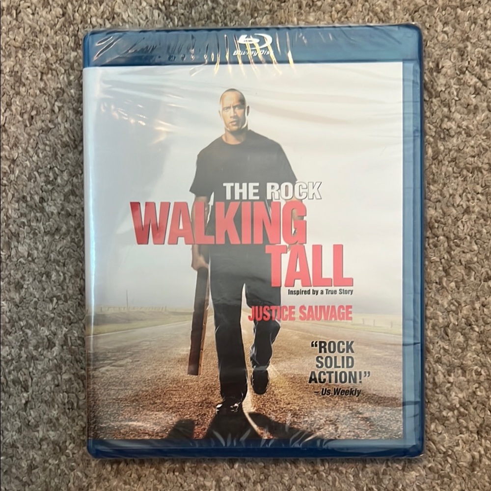 ‘Walking Tall’ starring The Rock on Blu-ray / Sealed